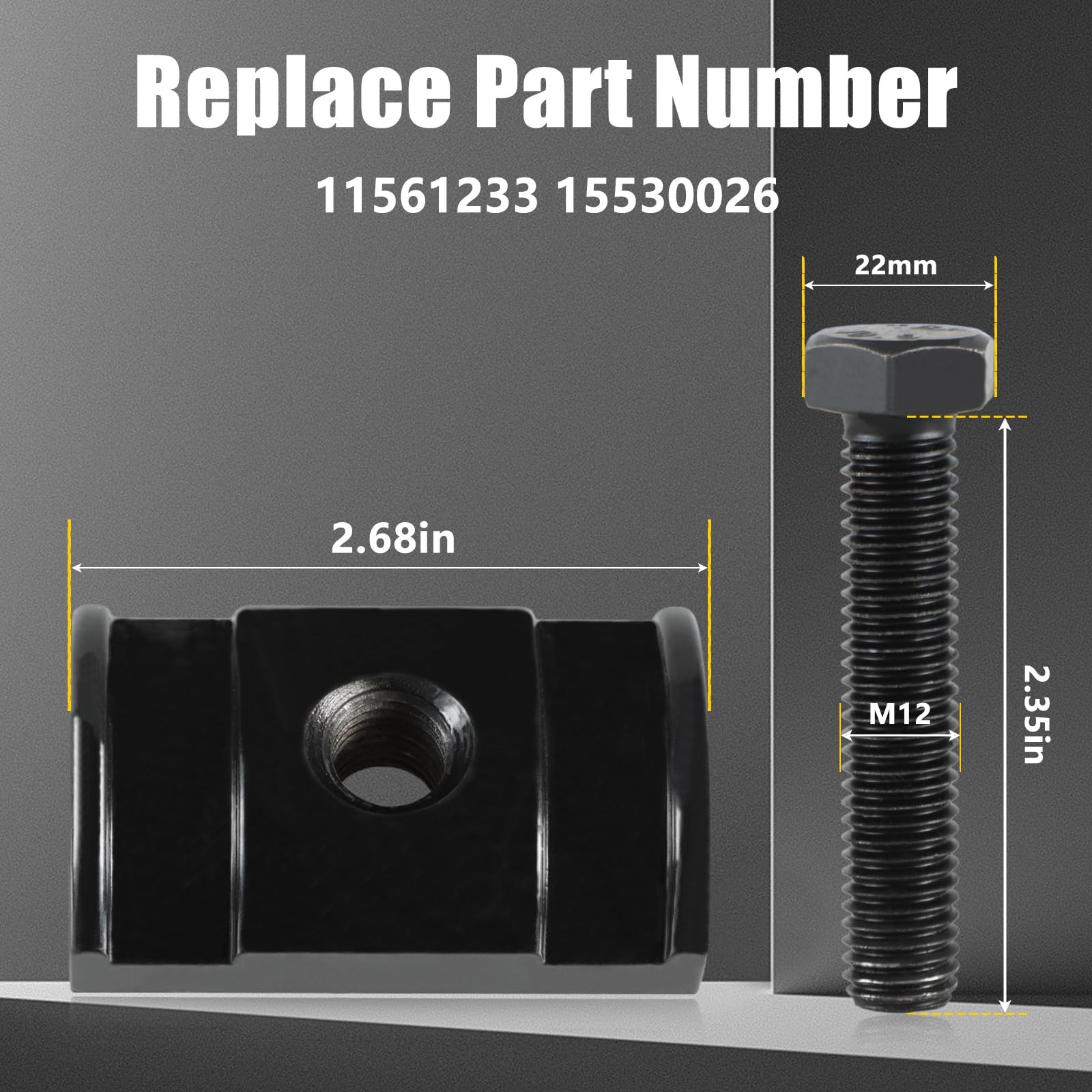 PCS Torsion Bar Key Adjuster Block Nuts with Bolts for Chevy Silverado GMC