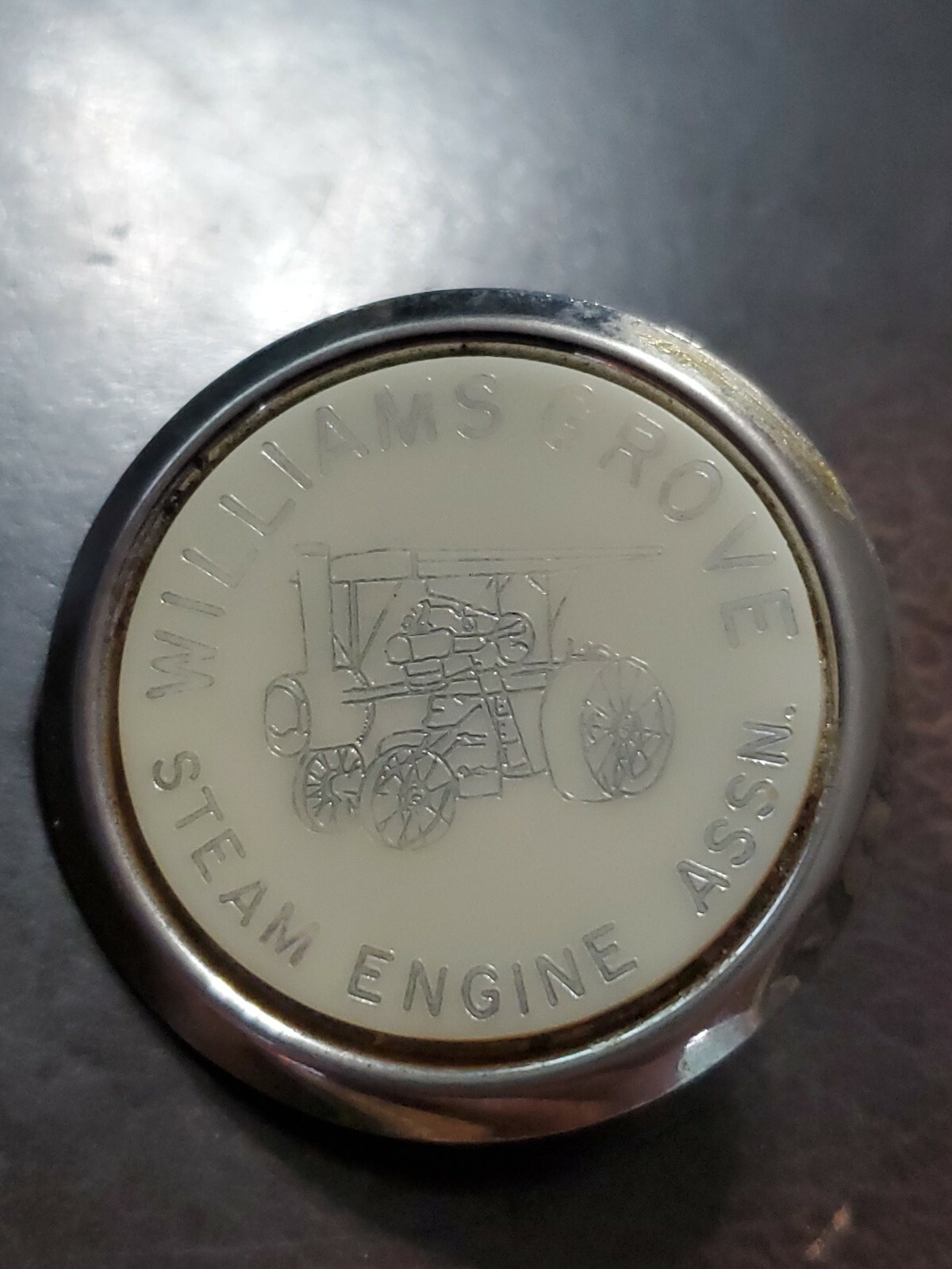 Vintage Williams Grove Steam Engine Association Tie Clip