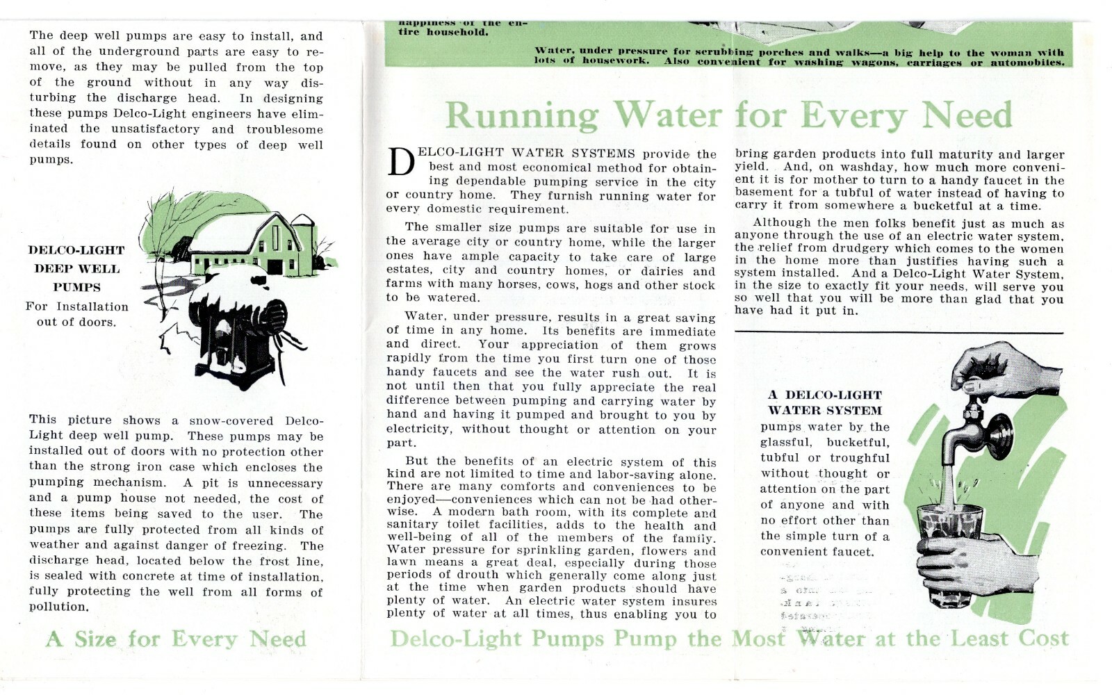 1920&rsquo;s DELCO-LIGHT GM Dayton Ohio Catalog Brochure FARM RURAL USE WELL PUMPS