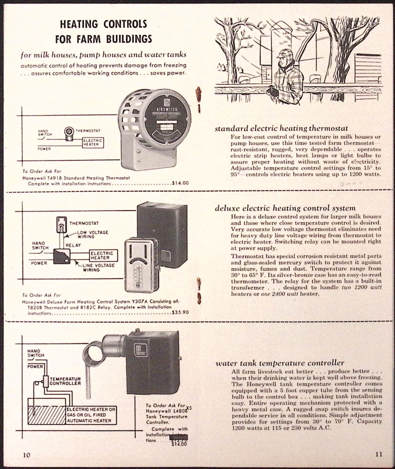 1952 Honeywell The Automatic Way to Make Farming Pay Brochure Minneapolis MN