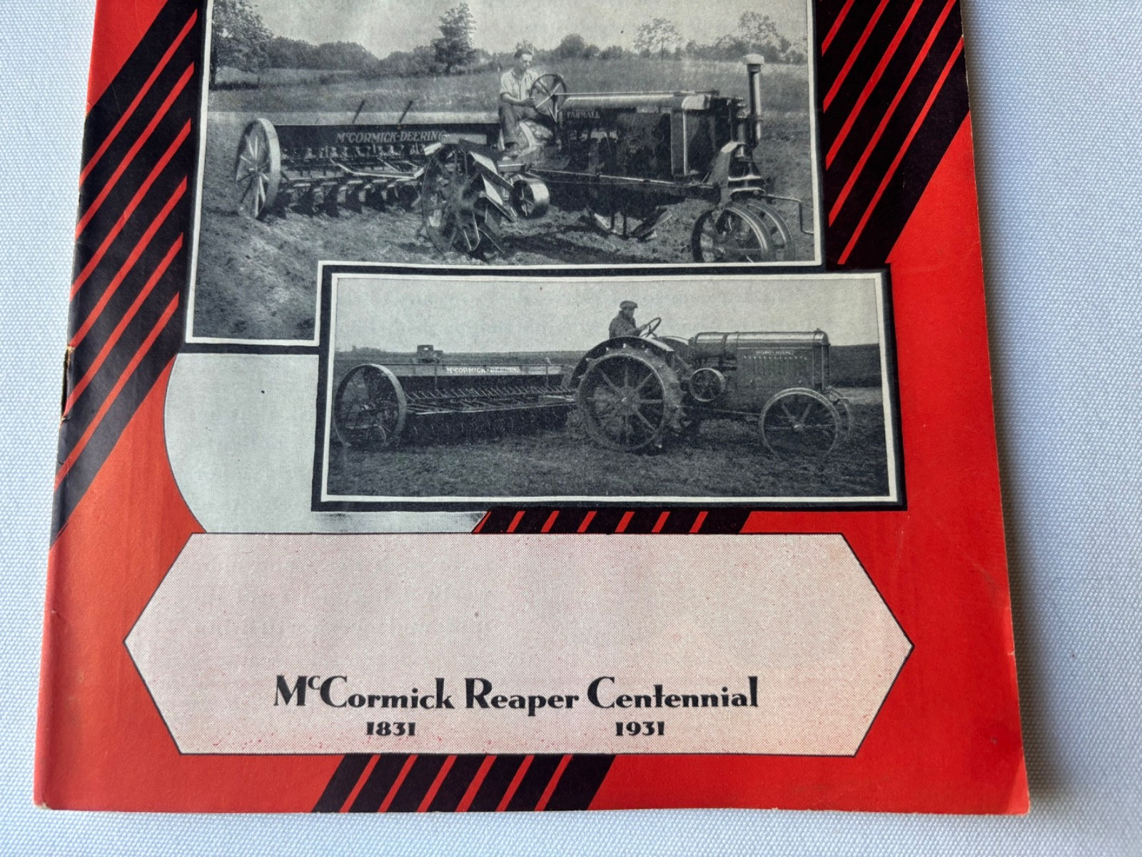Antique McCormick-Deering Grain Drills Catalog Circa 1931 Great Illustrations