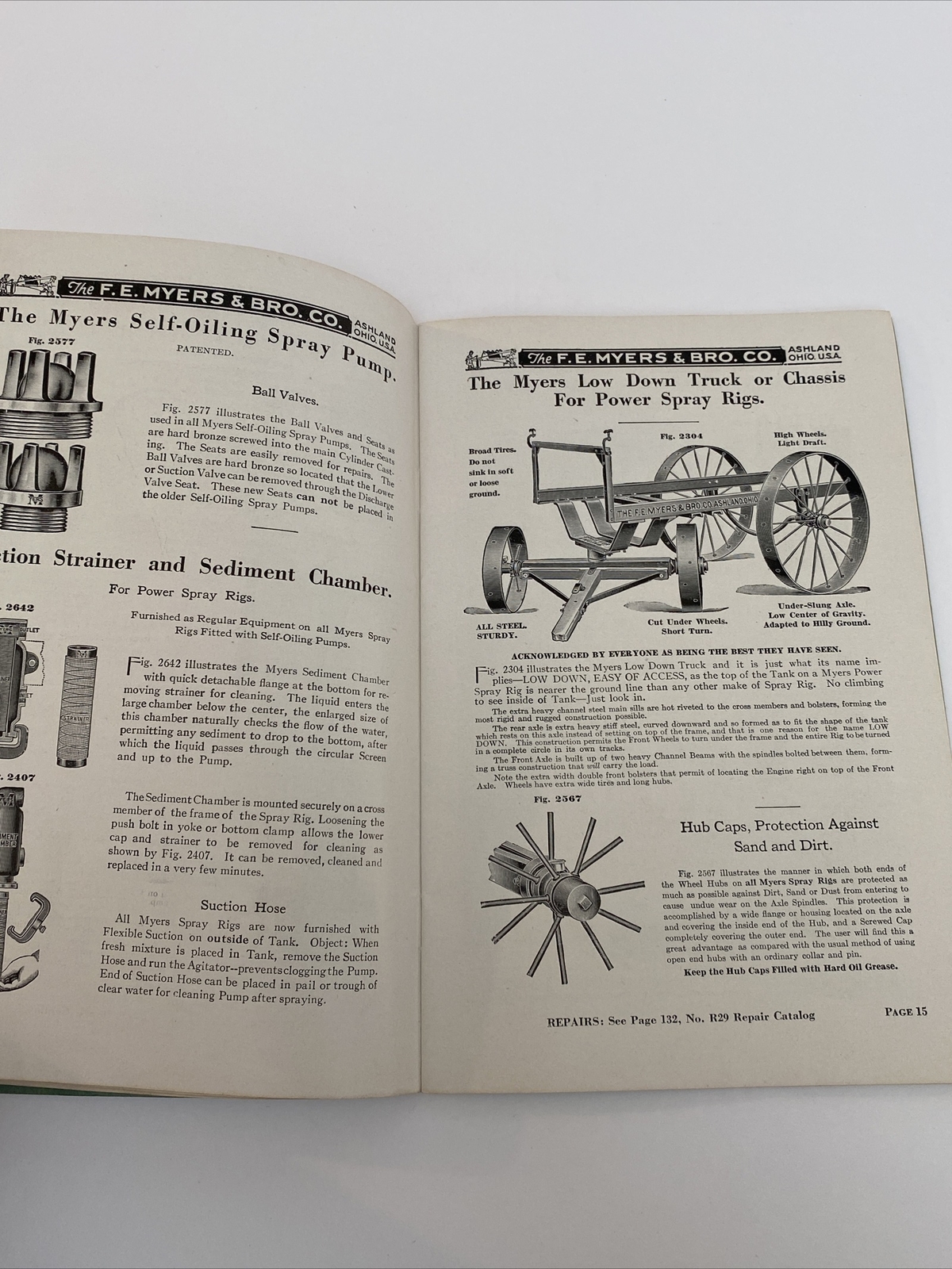 1931 Myers Power Spray Pumps PS.31 Catalog Lehigh Valley Supply Allentown Pa