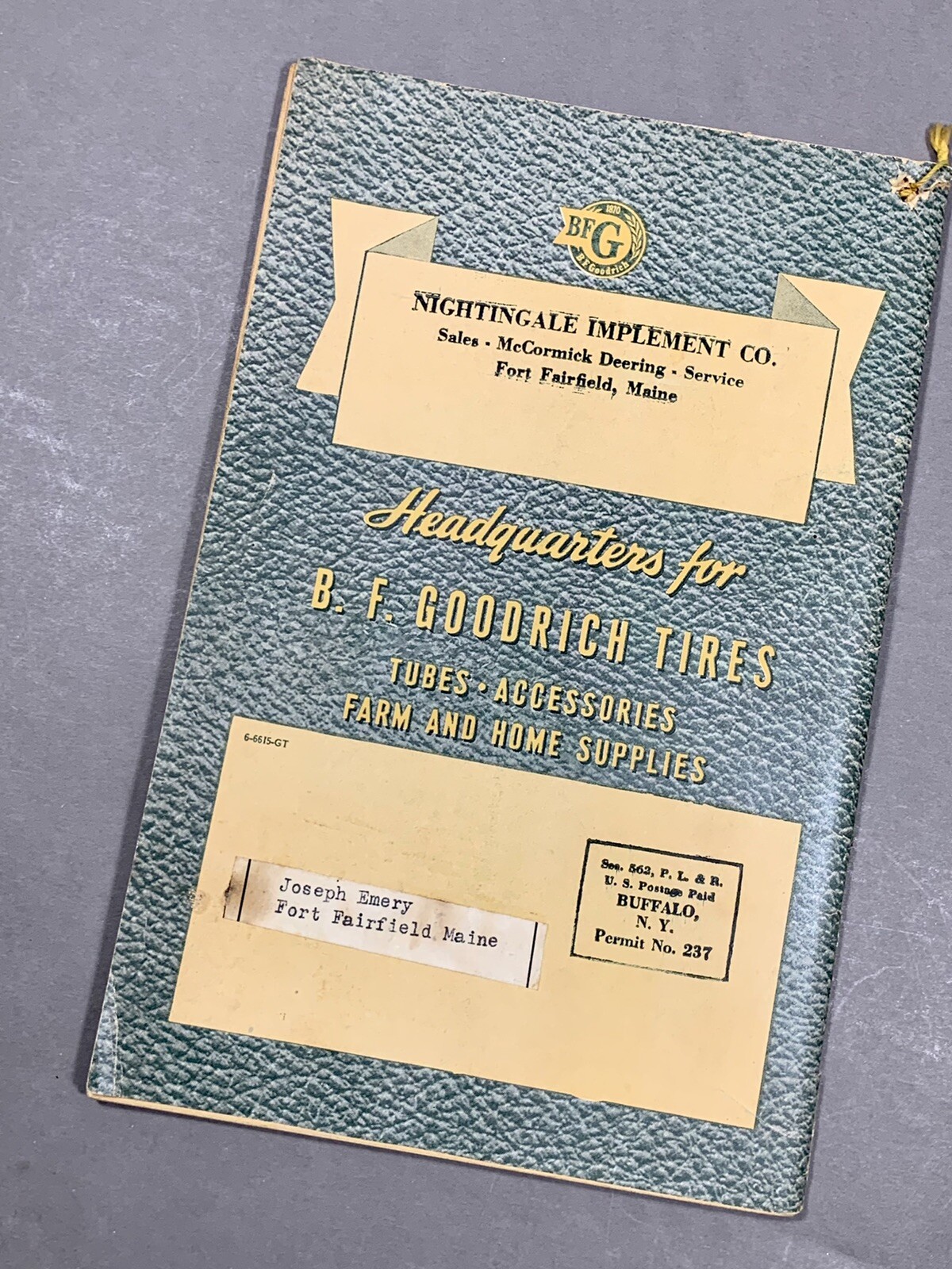 Vintage 1947 B. F. Goodrich Farmer&rsquo;s Handbook & Almanac