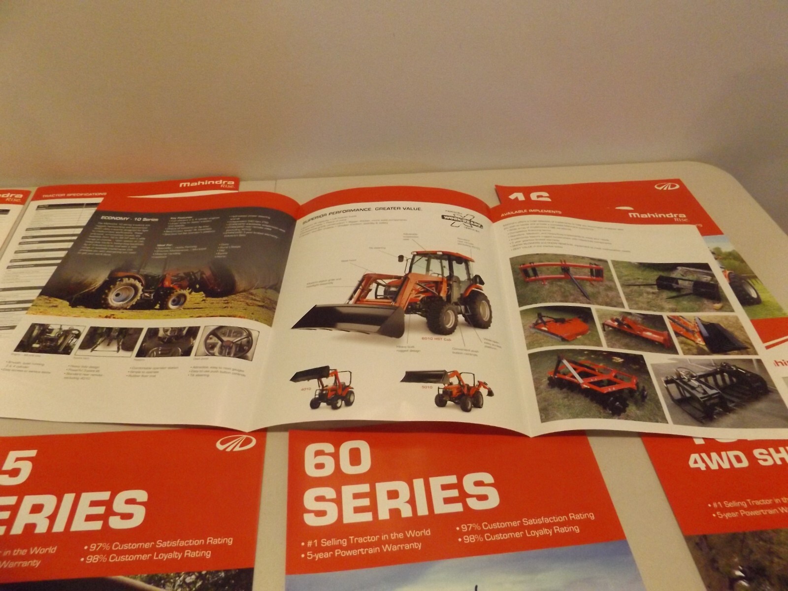 8-pc. MAHINDRA SERIES TRACTORS, 2014-2015