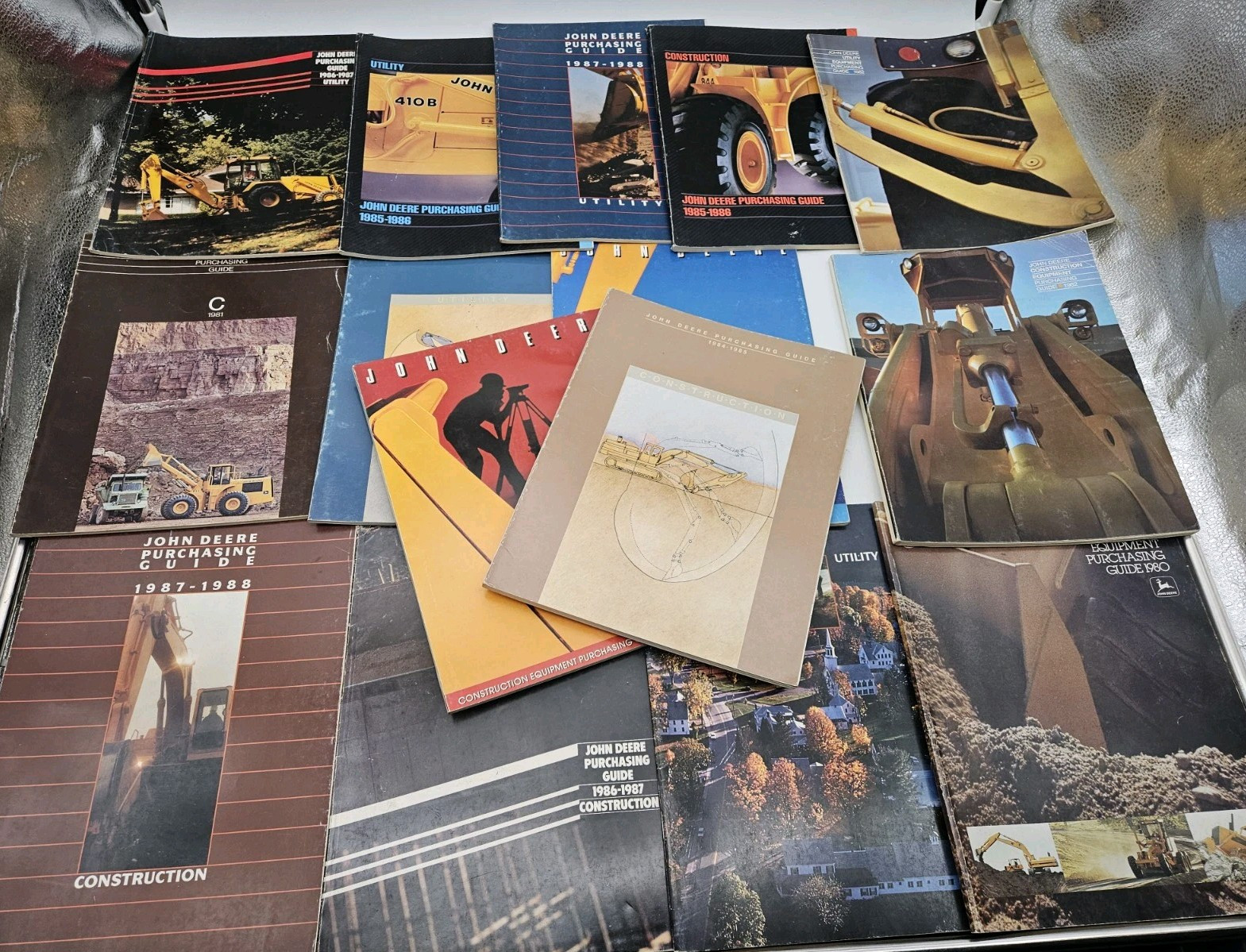 1980s John Deere Excavator Loader Construction Utility Purchasing Guide Lot 15