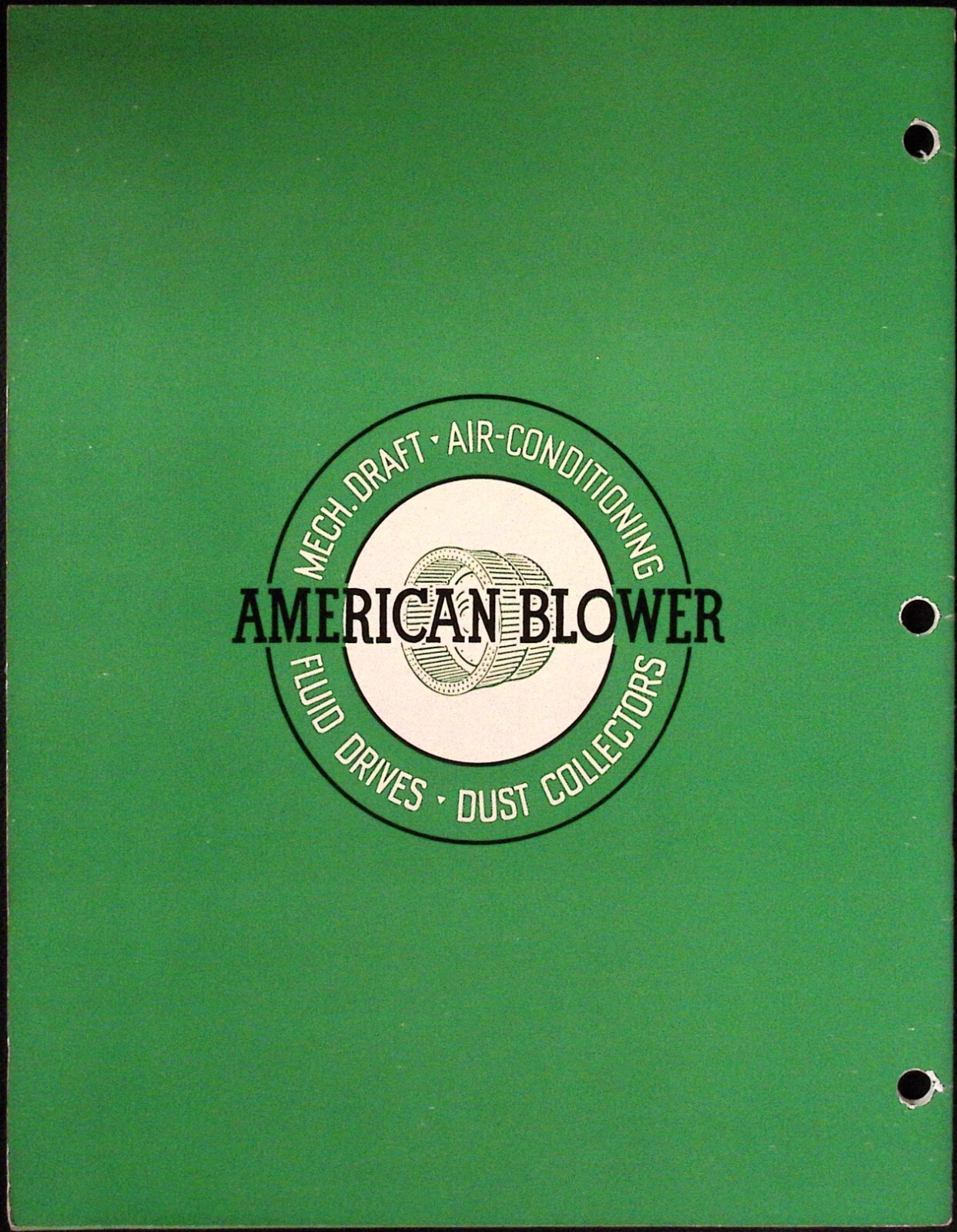 1950s American Blower Hay Curing Fans American Blower Co Dealer Brochure