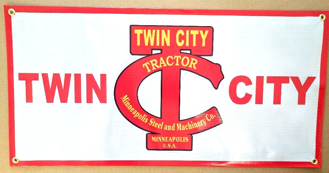 TWIN CITY TRCTOR BANNER- 24&Prime; X 12&Prime;