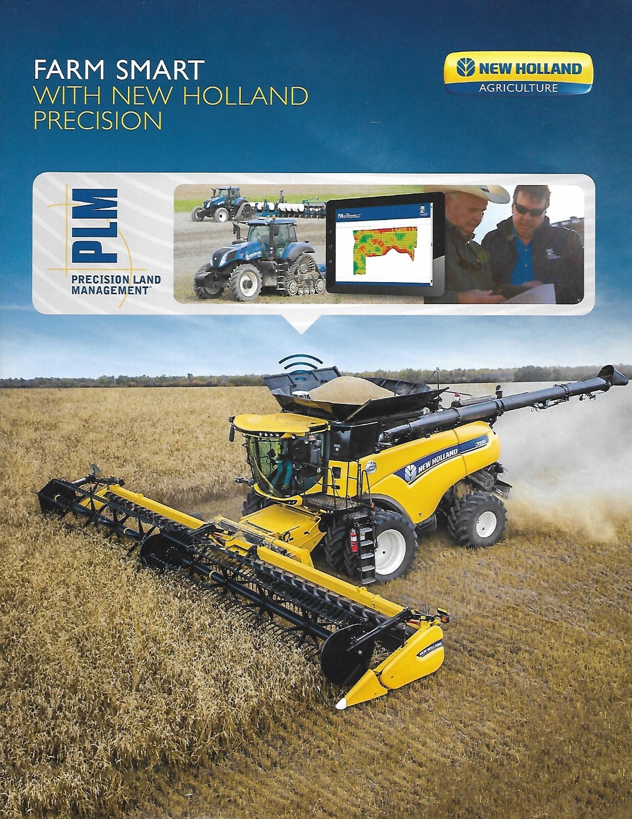 Farm Brochure – New Holland – Farm Smart PLM Precision Land Mgmt. – 2015 (F8682)