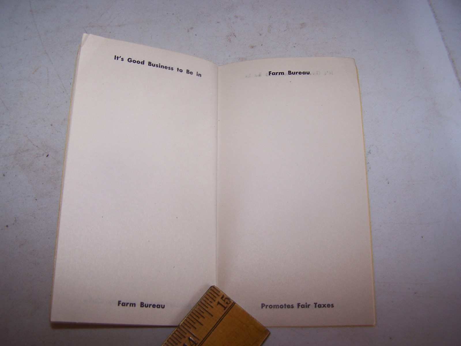 1949-1950 INDIANA FARM BUREAU Pocket Notebook INDIANAPOLIS INDIANA Collie Cover