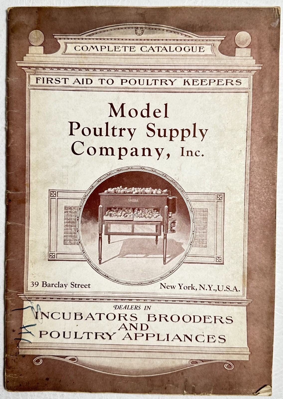 Model Poultry Supply Company Incubators Brooders Poultry Appliances Catalogue