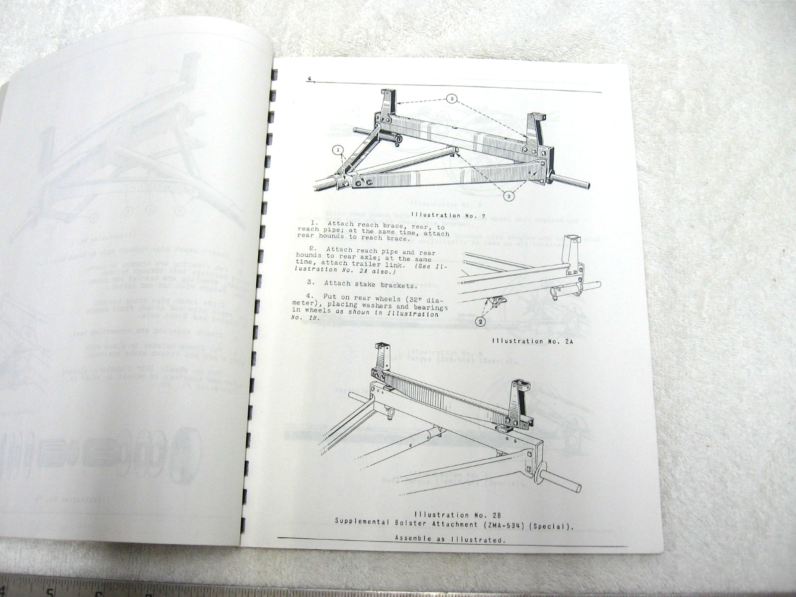 VINTAGE INTERNATIONAL MCCORMICK DEERING WAGON RUNNING GEAR OPERATOR MANUAL