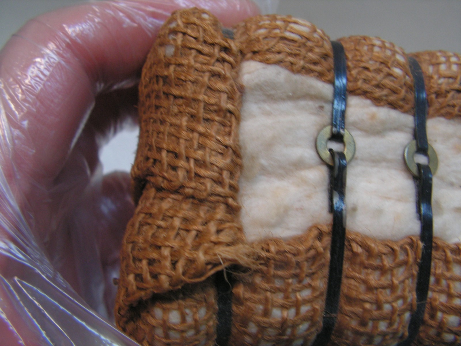 Vintage Cotton Bale Souvenir From EGYPT Per Habitat Center – Small Miniature