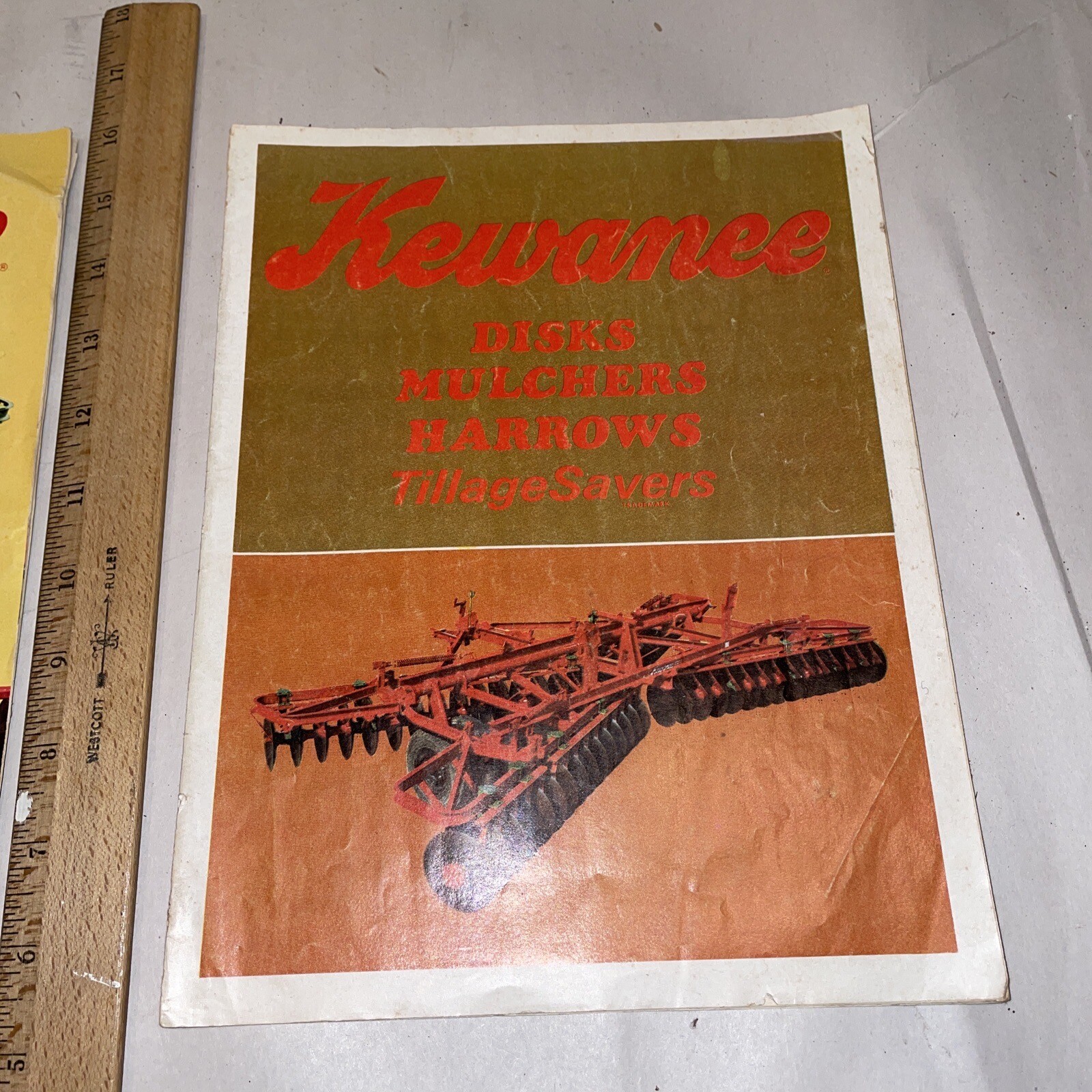 Lot Of 2 Vintage Kewanee Sales Brochure Ad Farm Equipment Agricultural Farming