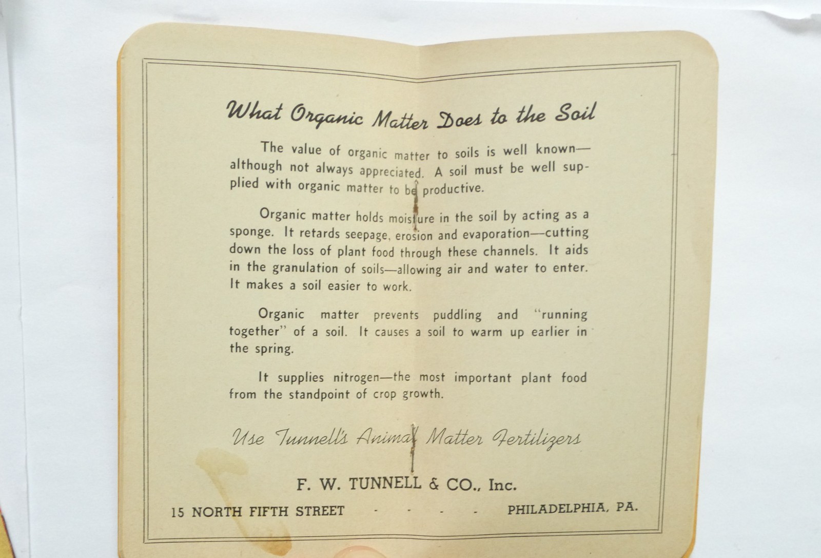 FW Tunnell & Co. Fertilizers 1938 to 1942 4- Farming Notebooks Philadelphia PA