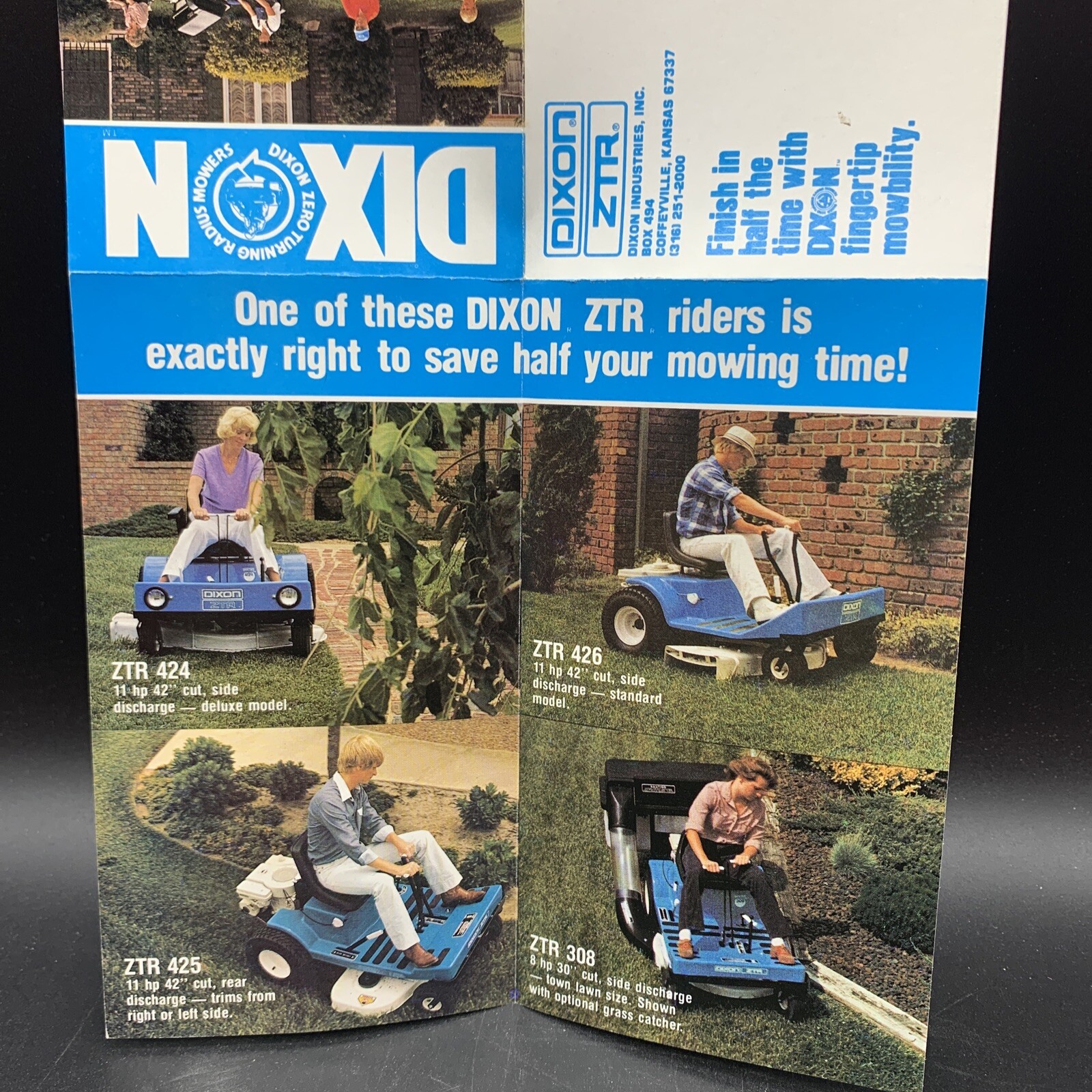 1979 Dixon Zero Turn Mower Sales Brochure/Pamphlet-NOS