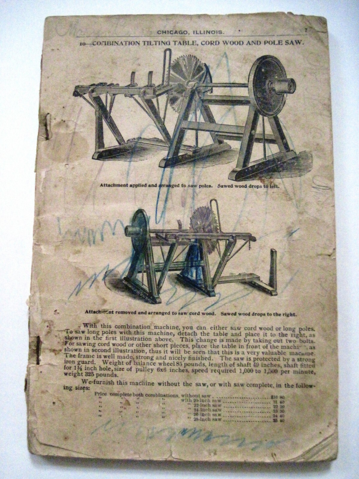 1896 Catalog for « Marvin Smith Co. » Agricultural Equipment Pulled by Horses*