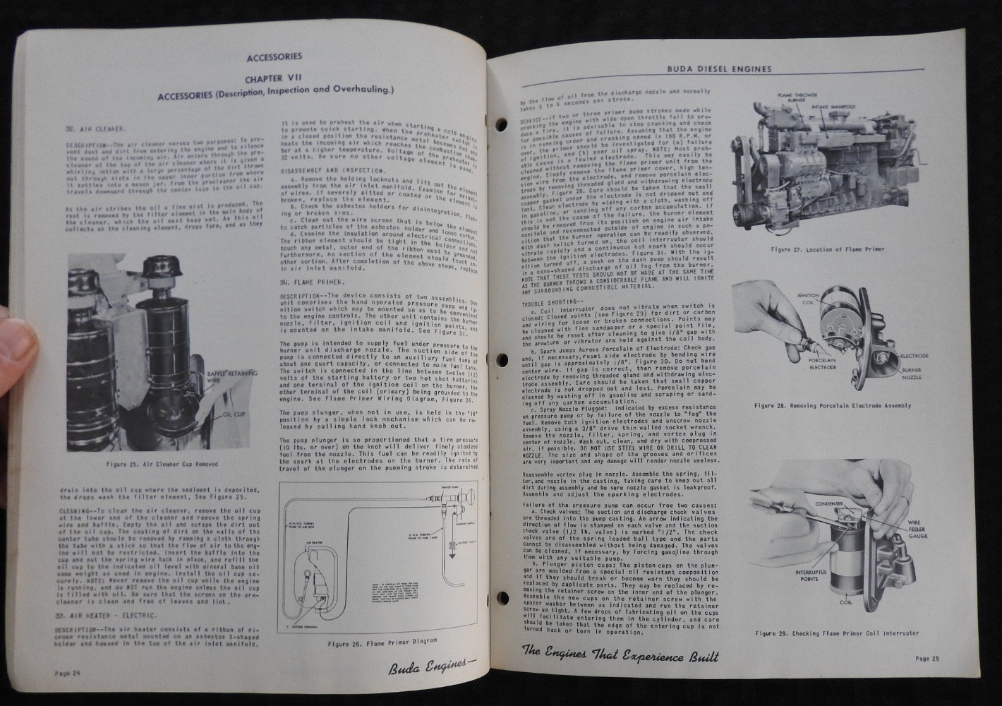 1950 Buda 6DC-1879 6DCS-1879 8DC-2505 8DCS-2505 Diesel Engine SERVICE Manual