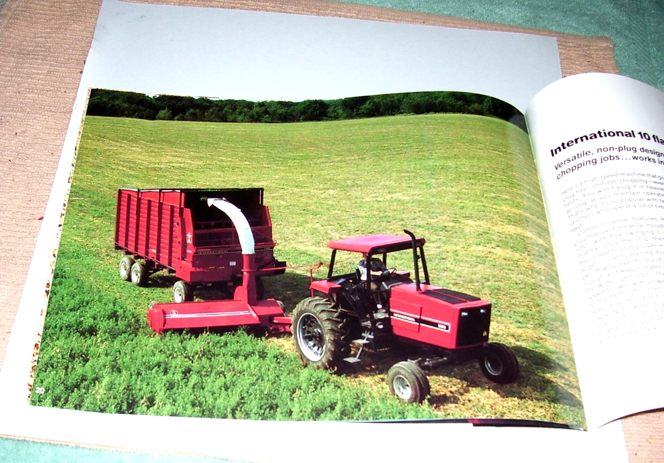 International Harvester Forage Harvesters Blowers Wagons 1984 Brochure