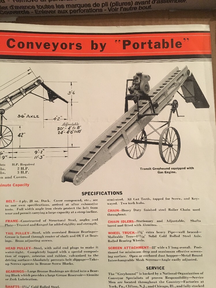 VTG FARQUHAR IRON AGE FARM MACHINERY CATALOGUE Advertising GREYHOUND conveyor