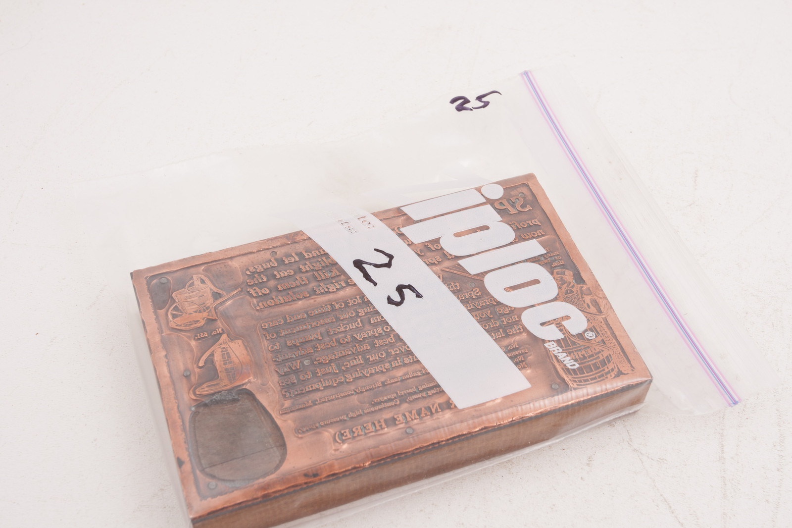 Deming Bucket Pump Sprayers Printers Block Advertising (A5L-25) Farmer Farm Copp