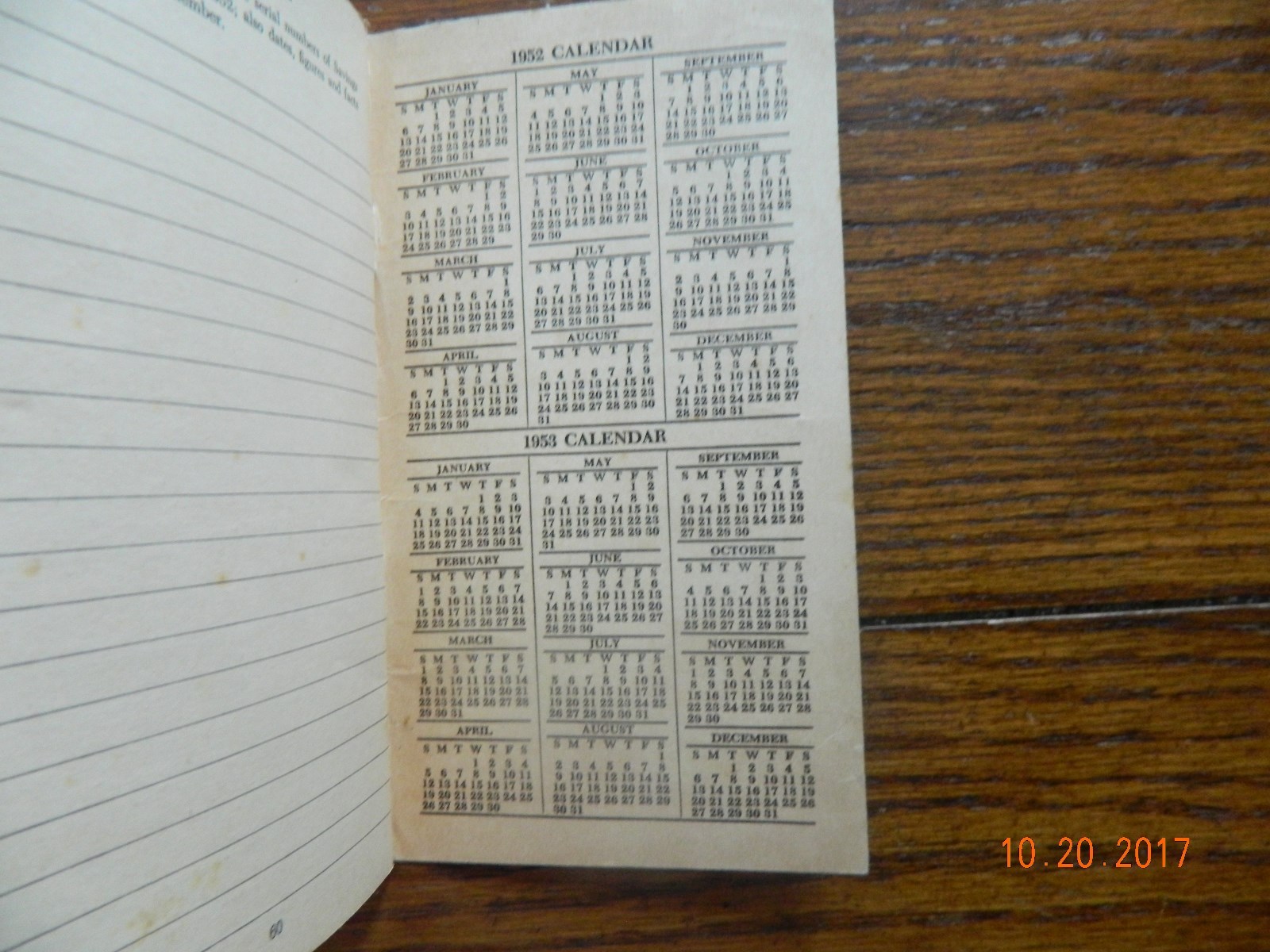 CONTINENTAL STEEL 1952 FARM RECORD BOOK ALVIN KRELL CO.SPRINGFIELD,ILLINOIS
