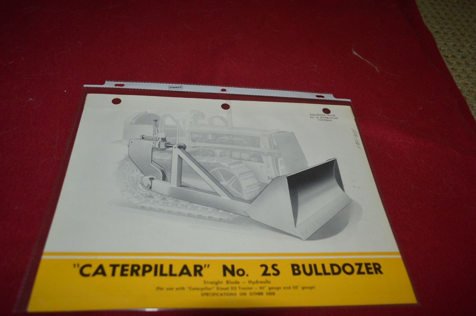 Caterpillar 2S Bulldozers For 1953 Dealer&rsquo;s Brochure AMIL16 AAA