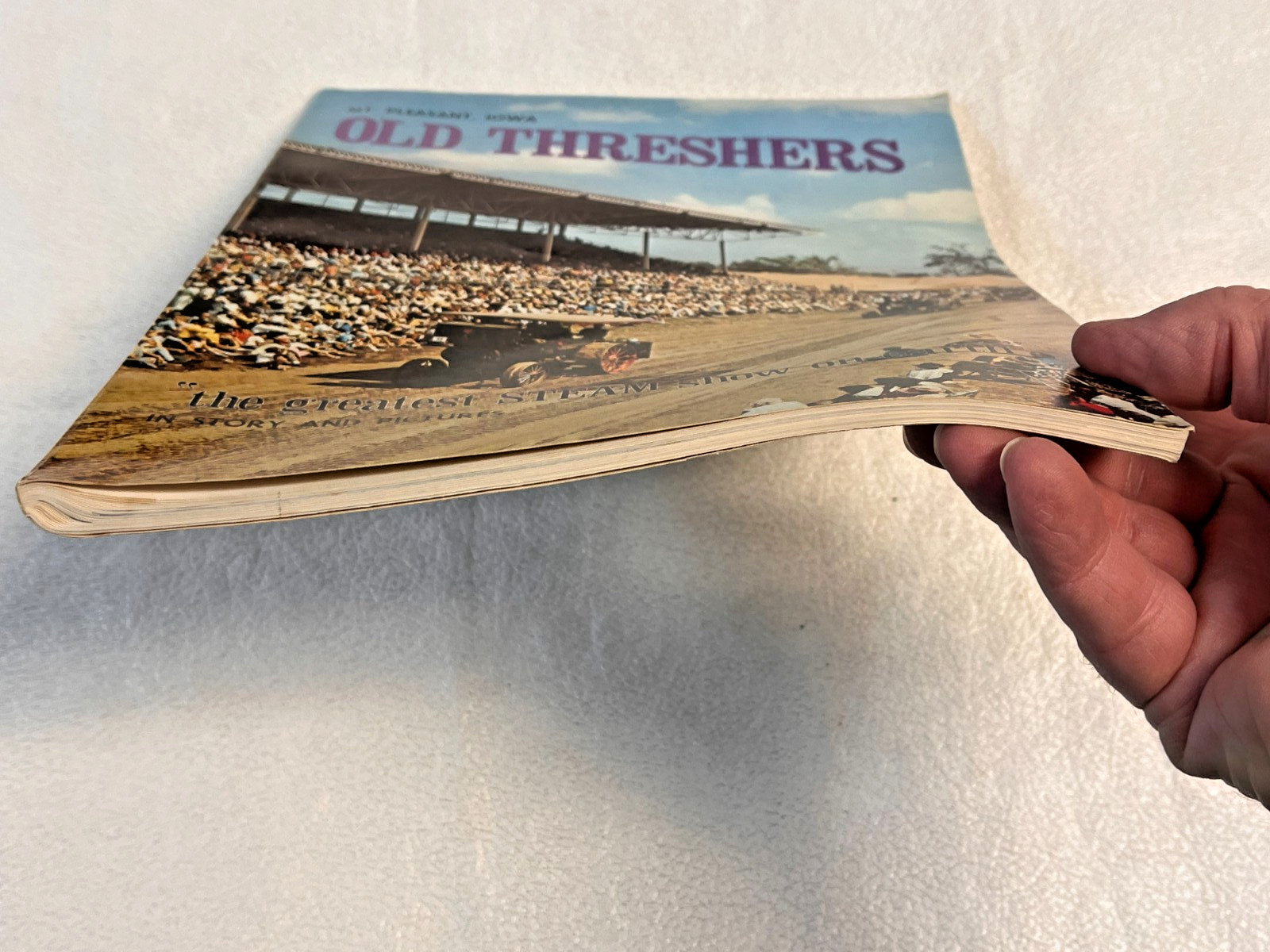 vintage Old Threshers of Iowa Program – Book Undated Softsided Book