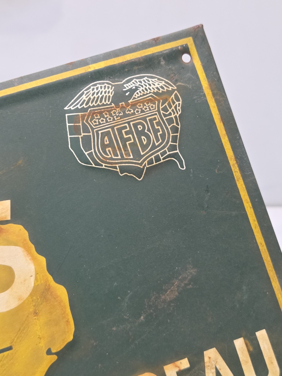 VINTAGE TEXAS FARM BUREAU SIGN Scioto Sign co farm and ranch collectible
