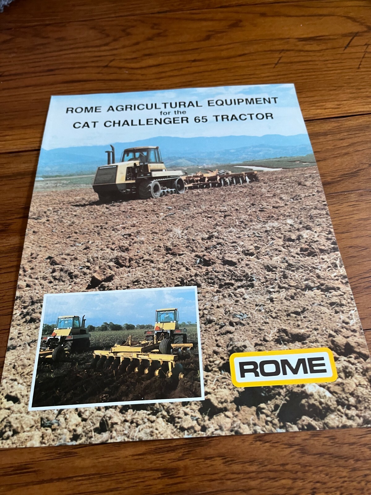 Rome Equipment For Challenger 65 Tractor Brochure FCCA