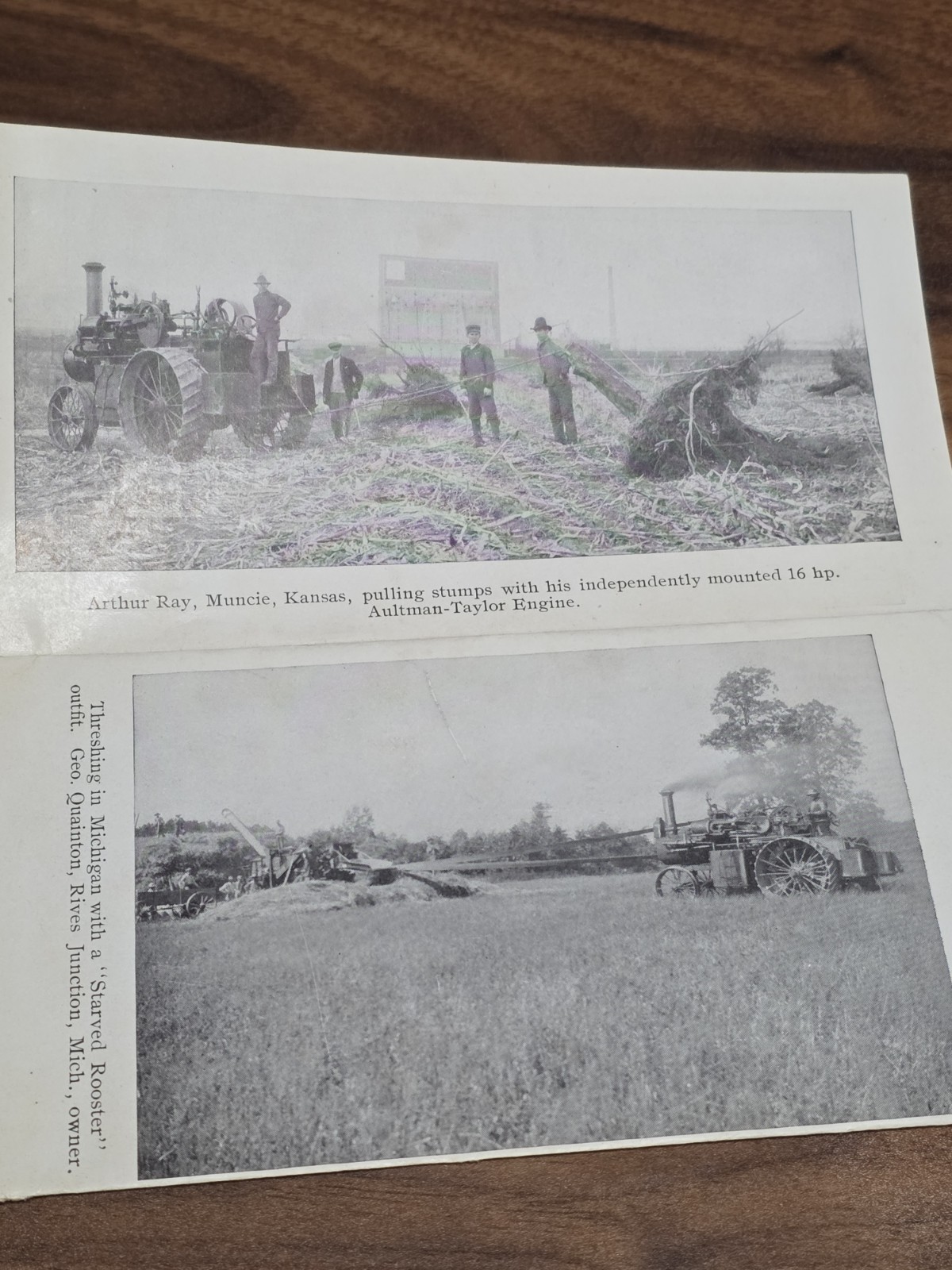 Rare Early 1900s Aultman & Taylor Small Tractor Brochure