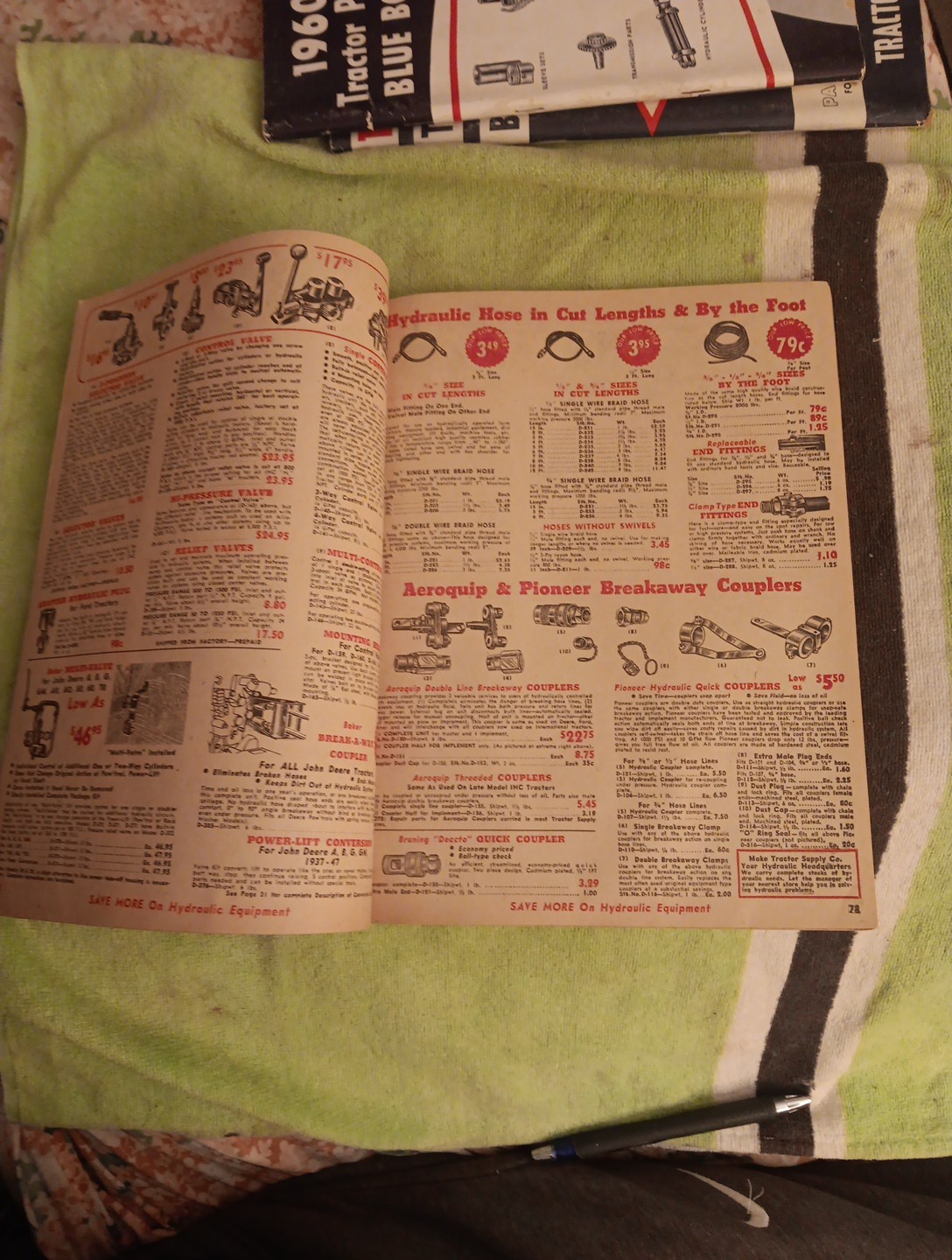 1959 Tractor SUPPLY COMPANY PART GUIDE Blue BOOK Agricultural Machinery Magazine