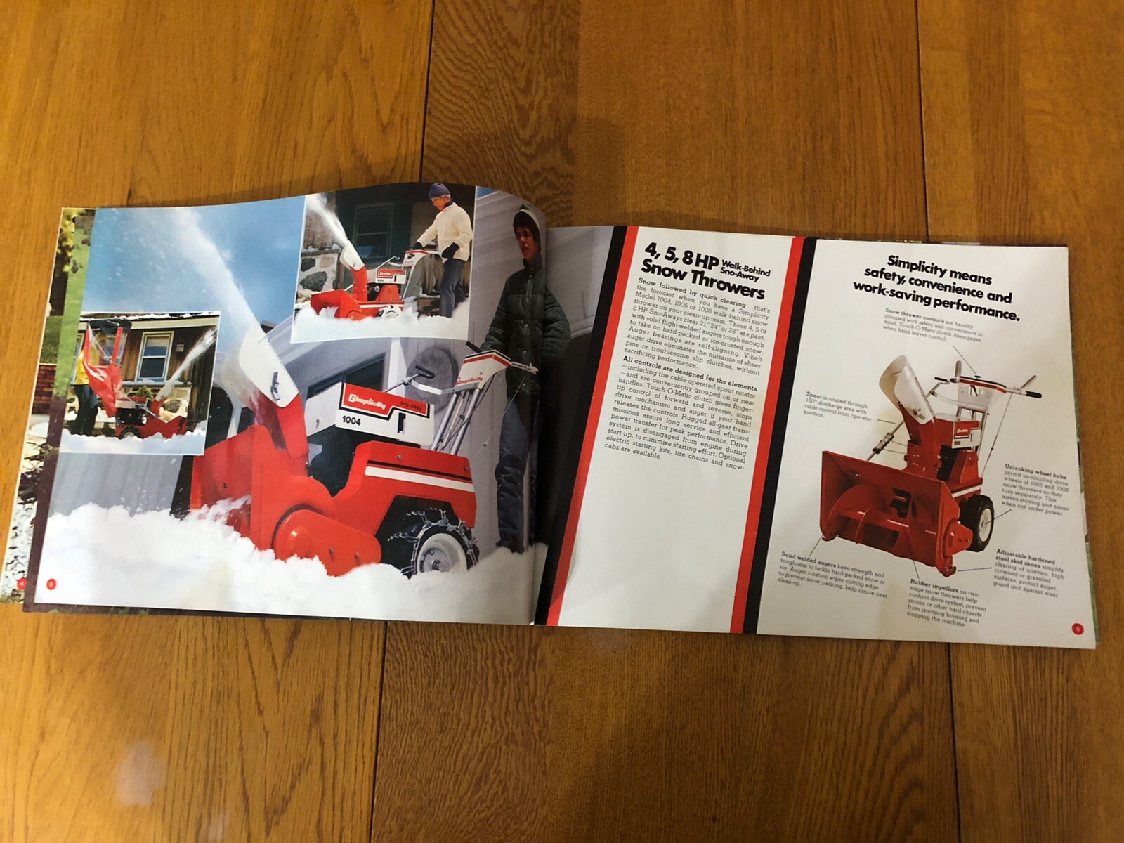 VTG 1978 SIMPLICITY LAWN MOWER GARDEN TRACTOR SALES CATALOG USA 23 PAGES