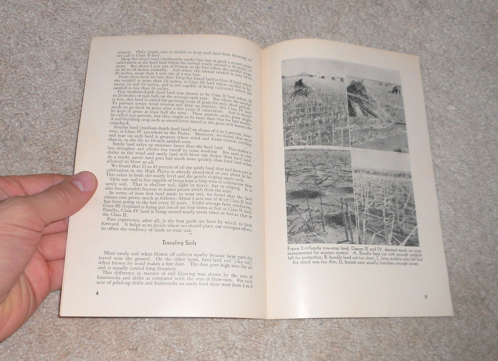 1949 US Department of Agriculture Dust Storms Come From Poorer Lands Brochure