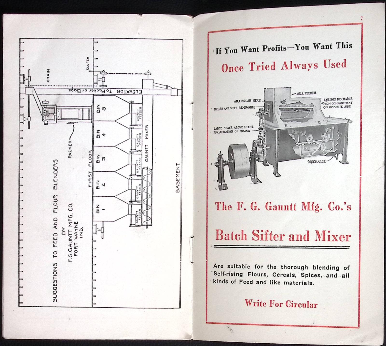 W J Savage The Gauntt Adjustable Continuous FEEDER ILLUSTRATED Industrial K169