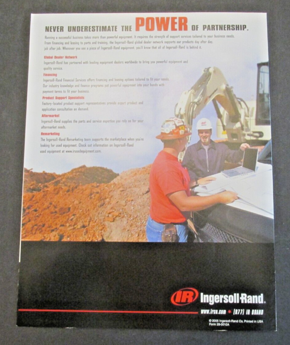 INGERSOL RAND Utility Equipment Dealer Surewood Supply Coquitlam Ca Ad Brochure