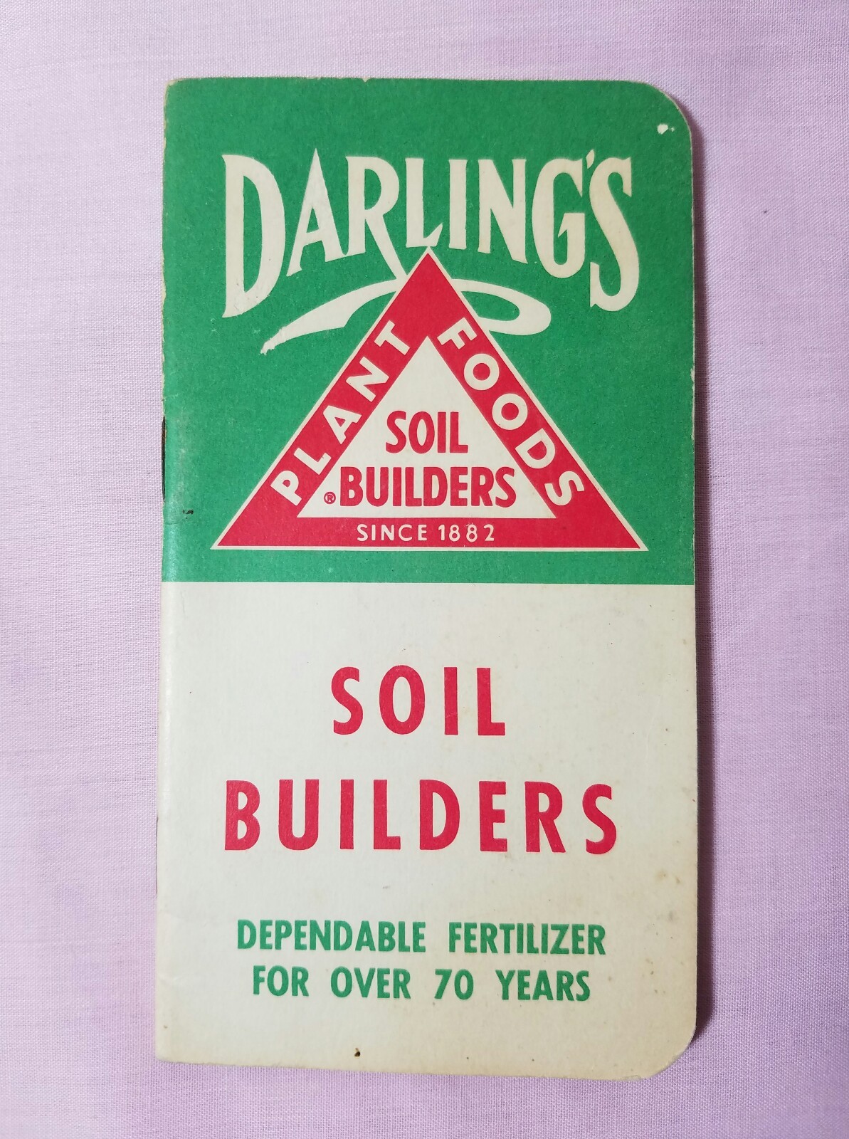 Vintage 1956 Memo Note Book Calendar – Darling&rsquo;s Soil Builders Fertilizers