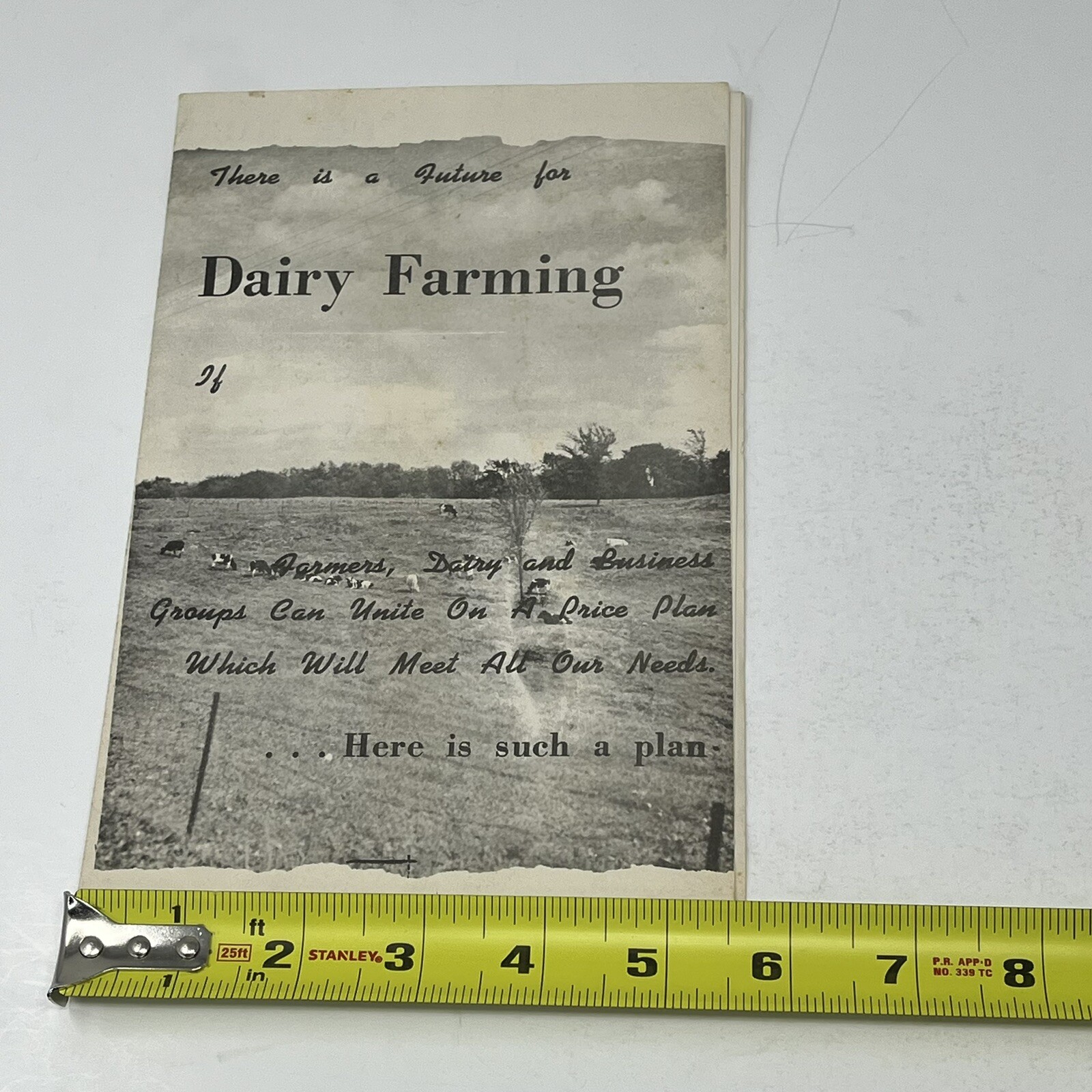 1954 There Is A Future For Dairy Farming Brochure Minnesota Farmers Union Farm