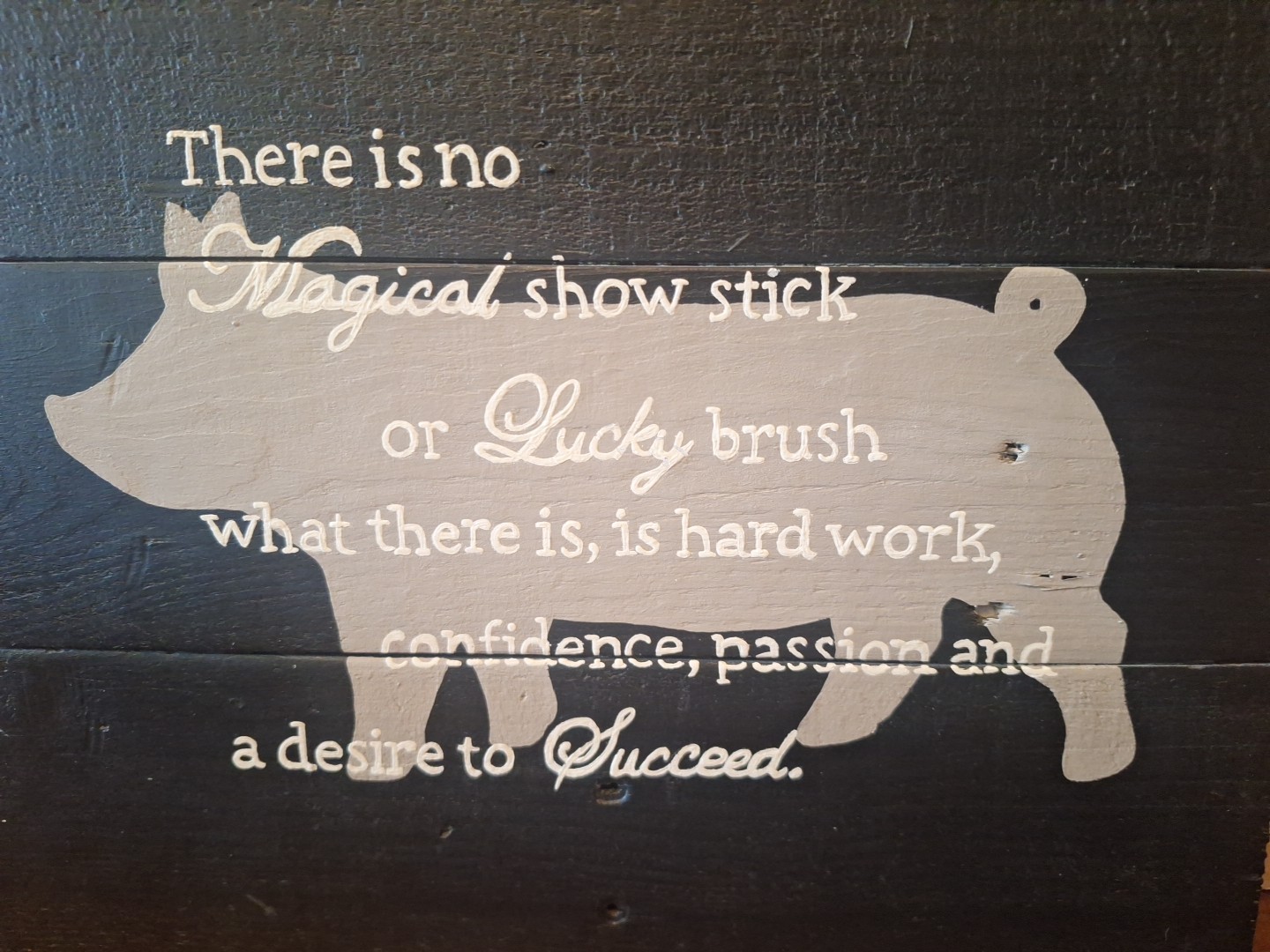 4H Sign 13&Prime; x 10.5&Prime; Pigs Farming Livestock by Crafted Simply Wellington, CO