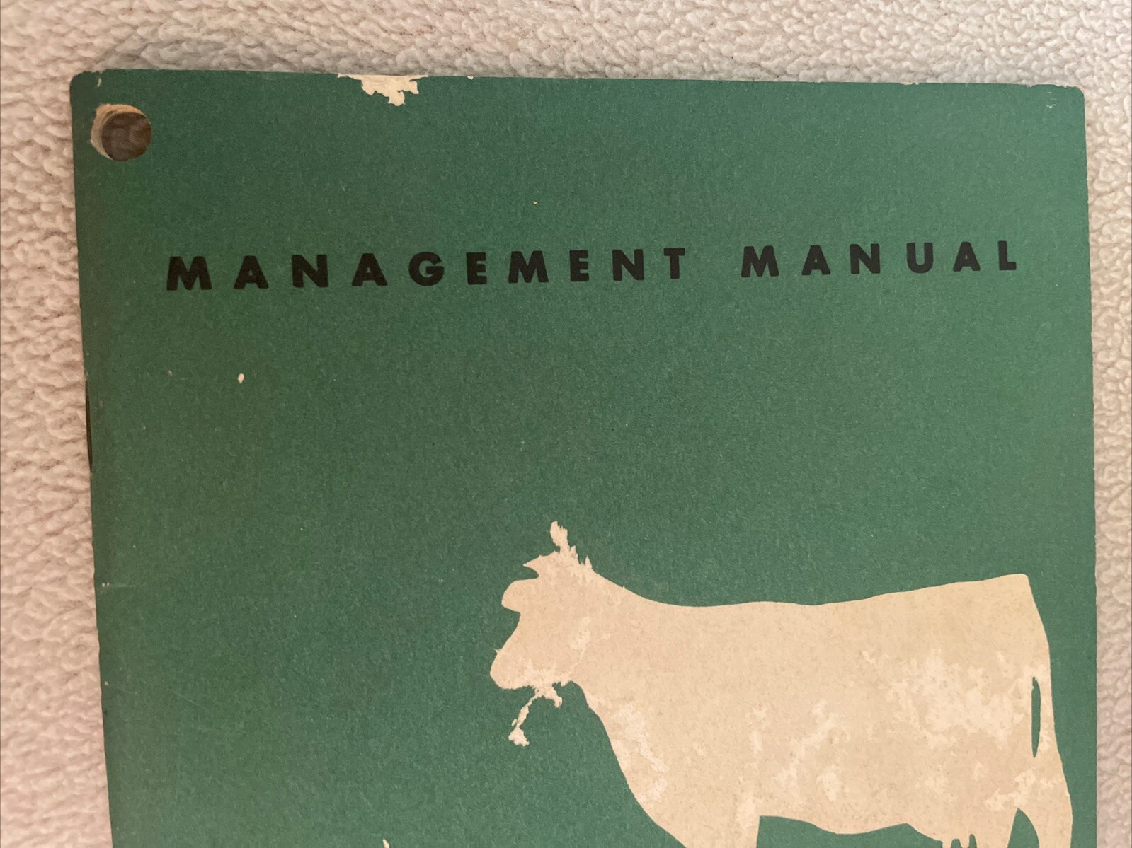 Vintage 1955 McMillen Feed Mills Management Manual FOR DAIRY Booklet
