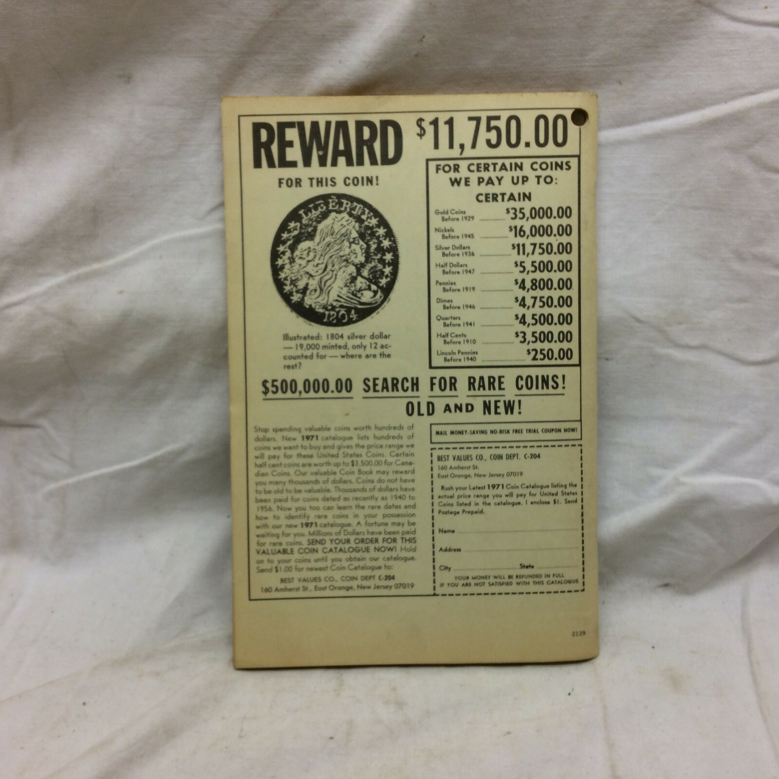 Vintage 1971 Baer&rsquo;s Agricultural Almanac Lancaster, PA