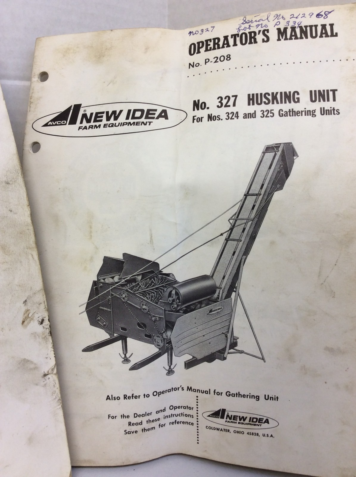 Vintage 1960s New Idea Farm Equipment Implement Manuals Lot Of 3