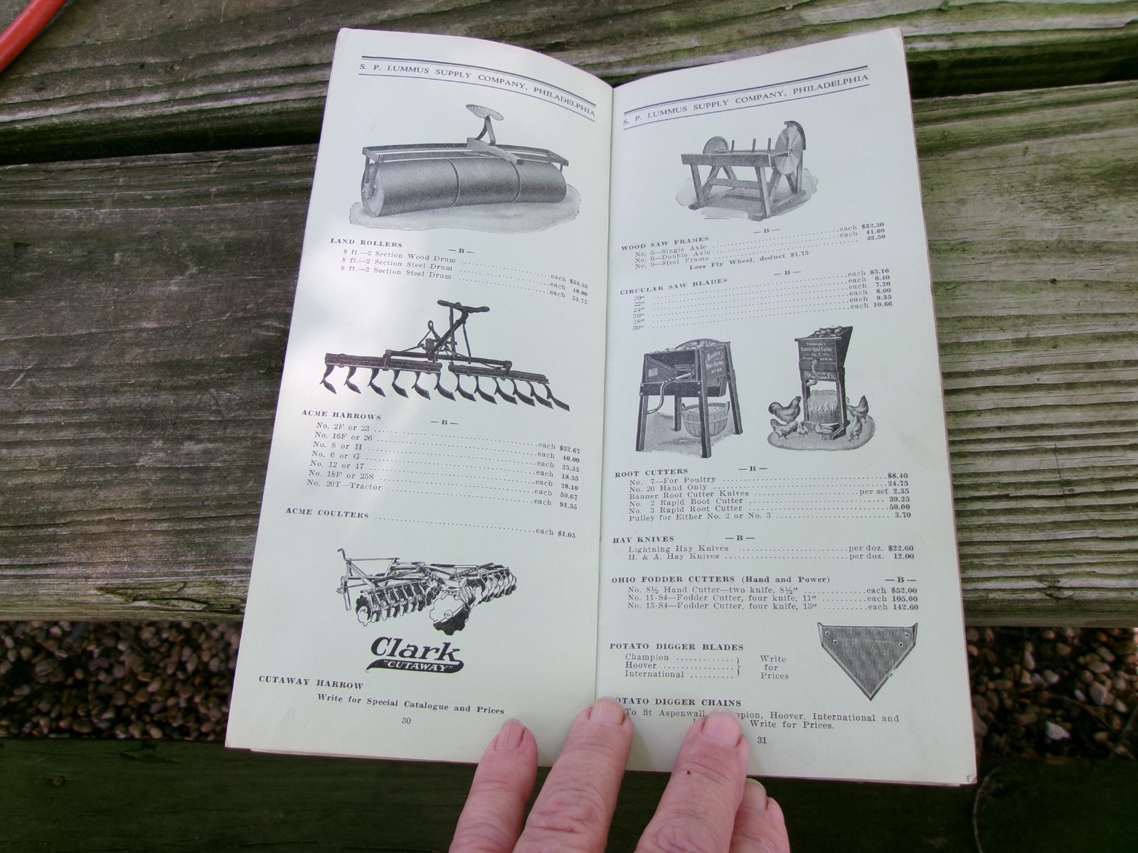 Antique S.P. LUMMUS (Farmers) Supply Co. Phila.PA. Catalog Small Booklet, 51pgs.