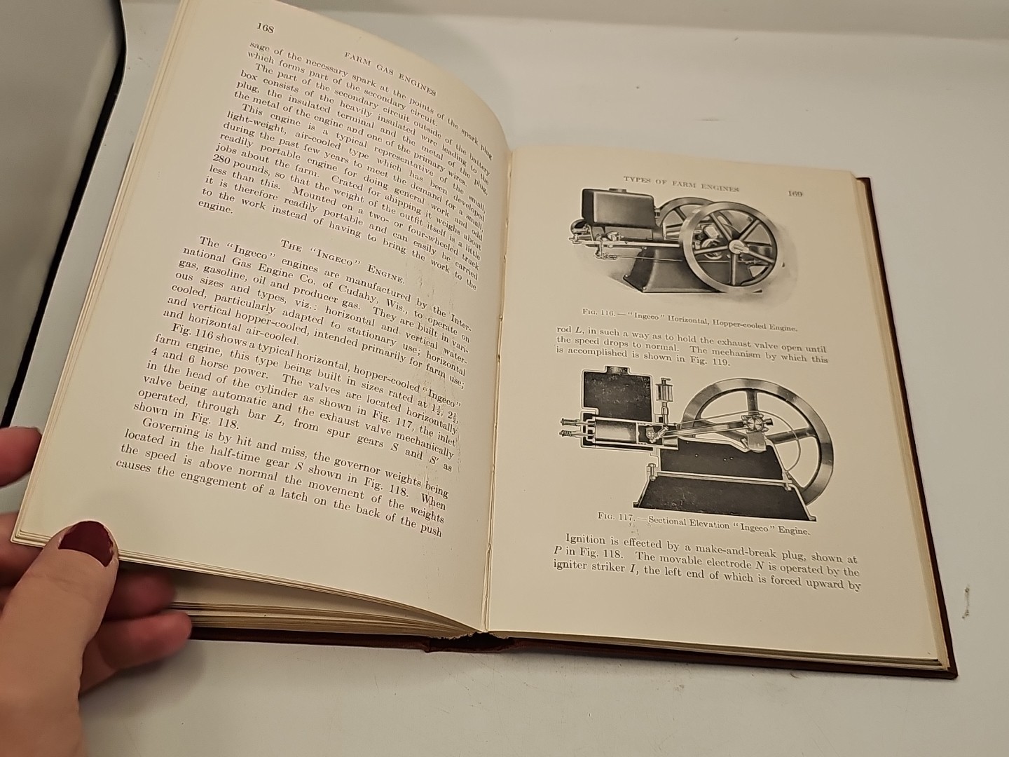1913 gas engines for the farm hit miss tractor etc book Hirshfeld Ulbricht