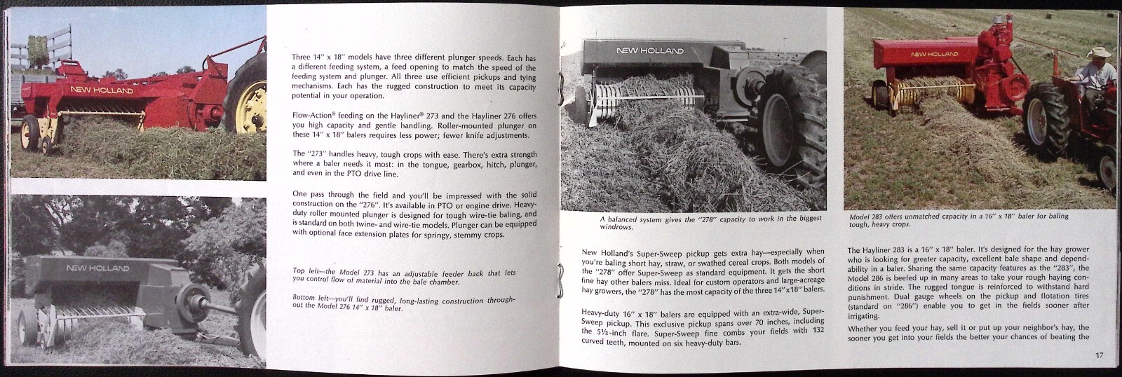 1974 New Holland Equipment Buyers Guide Dealer Brochure Farm Equipment