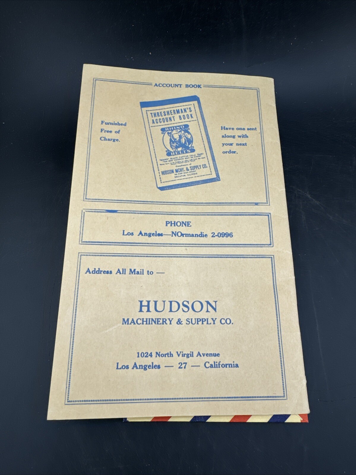 vintage original print the hudson machinery and supply co catalog 1949