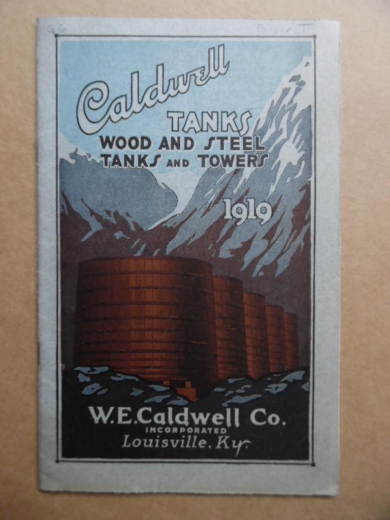 1919 W.D. Caldwell Co. Water Tank Tower Catalog Louisville Kentucky Antique VG