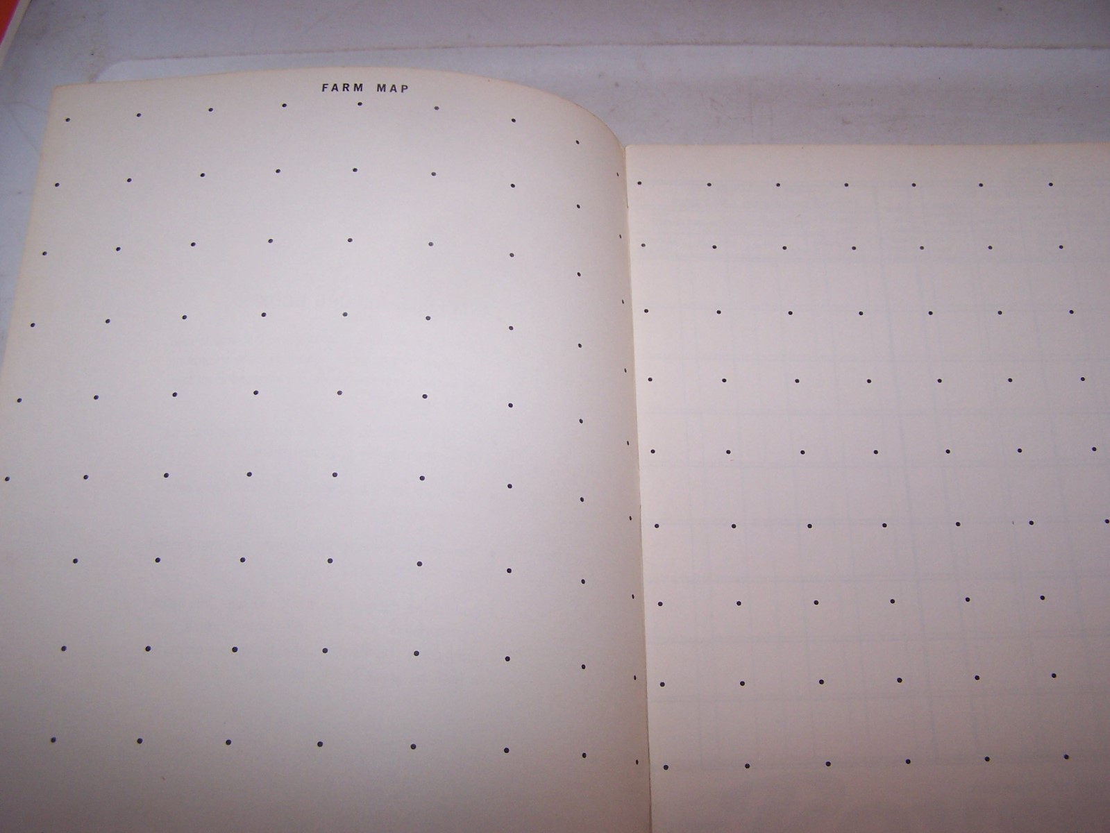 Vintage ROYSTER FERTILIZERS Farm Field Record Book