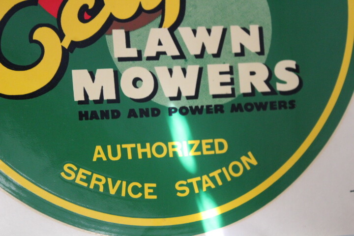 Vintage advertising decal Eclipse Lawn Mowers American Tag Co. Water Slide