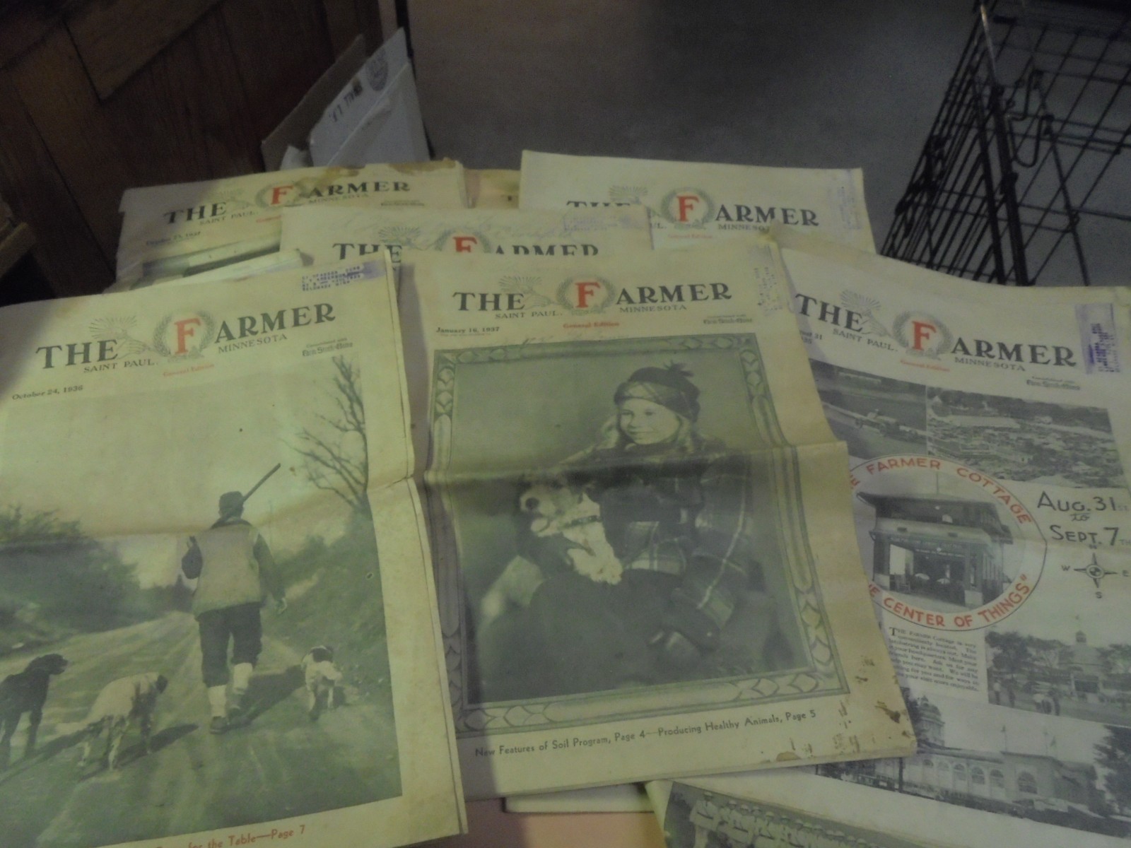 Vintage Lot of 11 The Farmer Magazine General Edition 1928-1948 1936