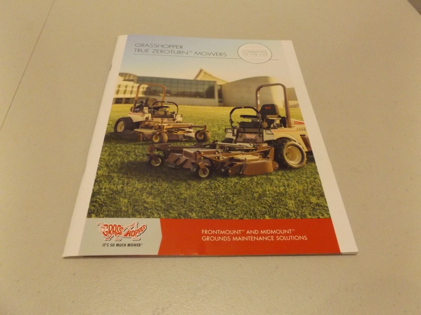 GRASSHOPPER TRUE ZeroTurn MOWERS, LIT # 0117-170470 2017